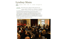 Desktop Screenshot of lyndsaymann.com