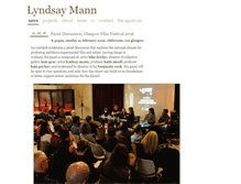 Tablet Screenshot of lyndsaymann.com
